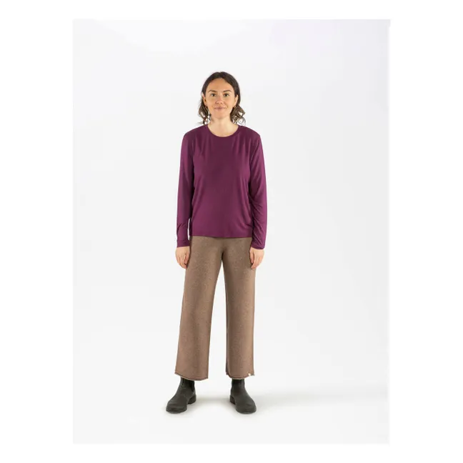 T-shirt Modal | Aubergine