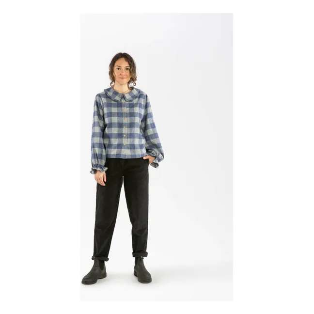 Pantalon Velours Côtelé Coton Bio | Noir