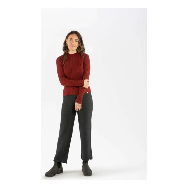 Pantalones de lana | Gris Antracita