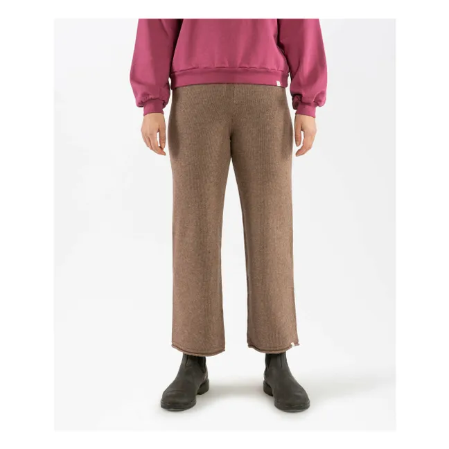 Pantalon Culotte Laine | Marron