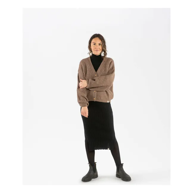 Cardigan Laine | Marron