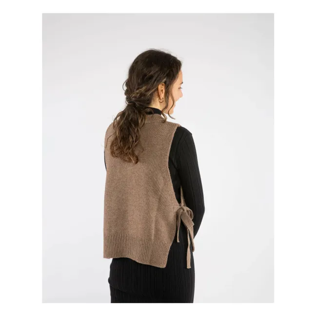 Maglione di lana senza maniche | Talpa