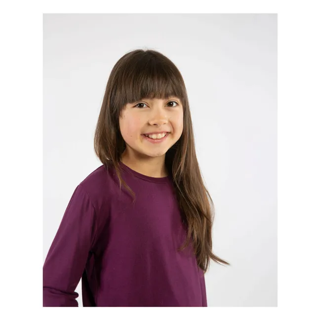 T-shirt Uni Modal | Aubergine