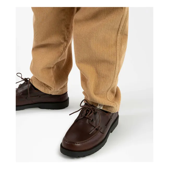 Pantalones de pana de algodón ecológico | Camel