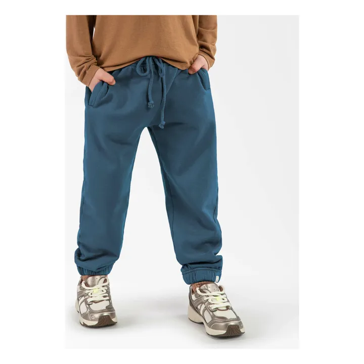 Joggers de algodón ecológico | Azul- Imagen del producto n°1