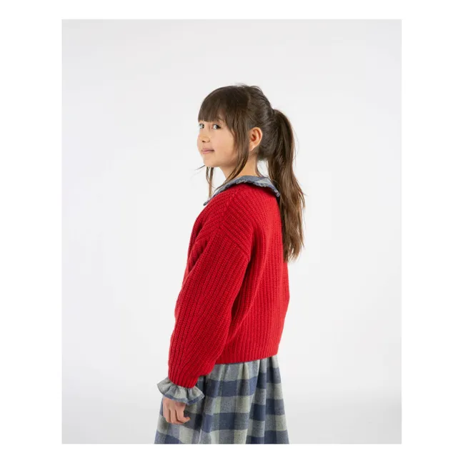 Cardigan Laine | Rouge