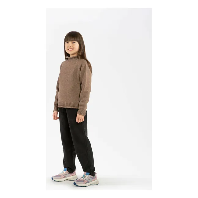 Pull Raglan Laine | Marron