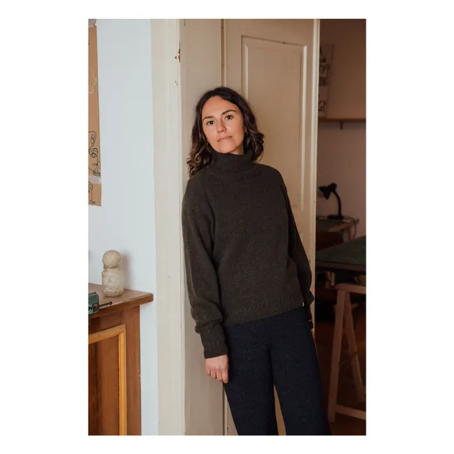 Pantalon Velours Côtelé Coton Bio | Noir