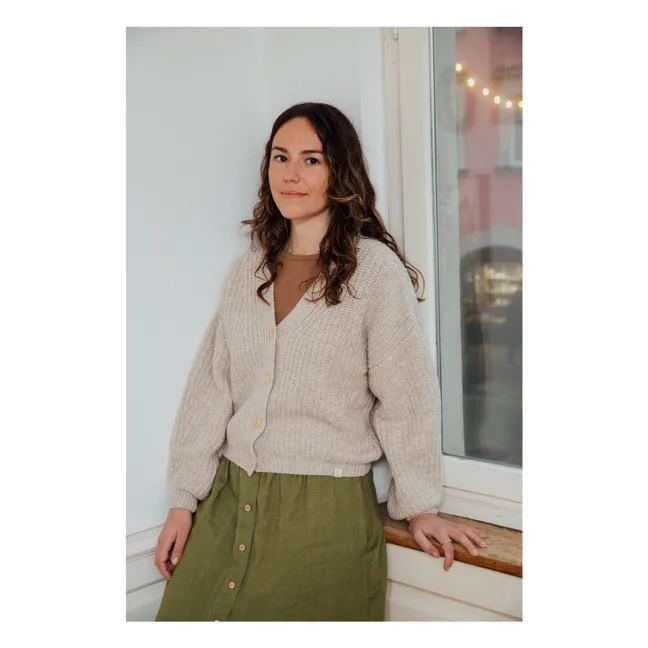 Cardigan Laine | Grège