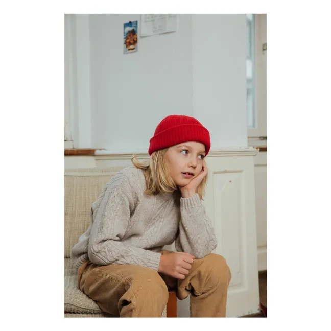 Pull Torsadé Laine | Grège