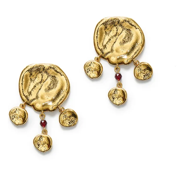 Dream Catcher Earrings | Gold