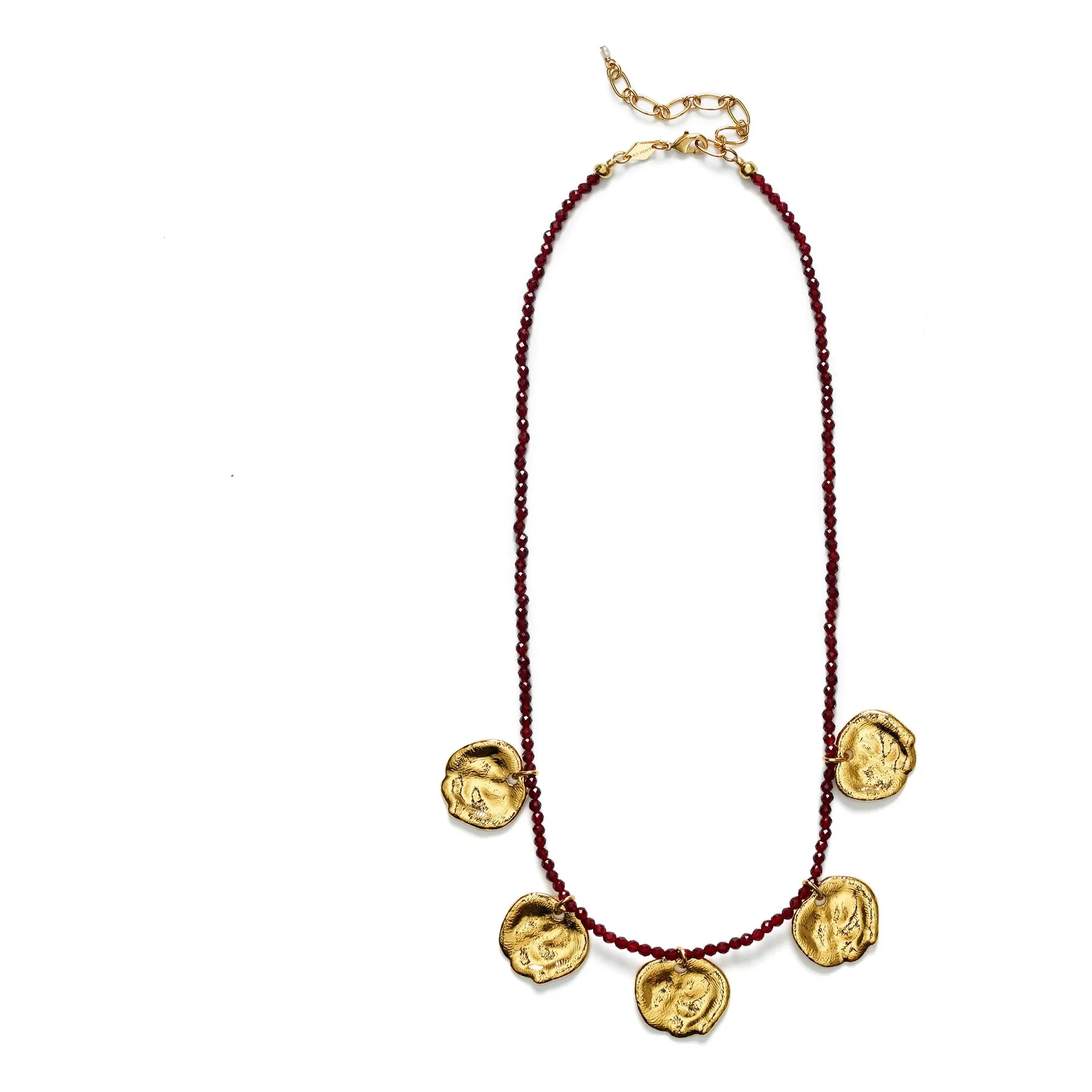 Anni Lu Burgundy Dream Catcher Necklace