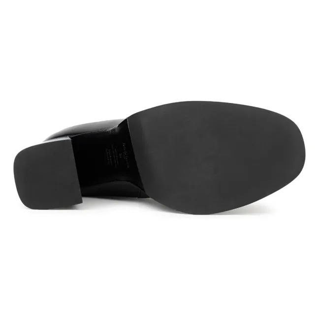 Boots Deva Cuir d'Agneau | Noir