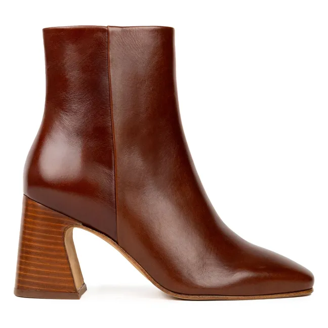Boots Norma Cuir | Marron clair 