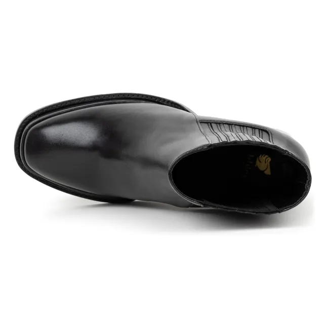 Boots Deva Cuir d'Agneau | Noir