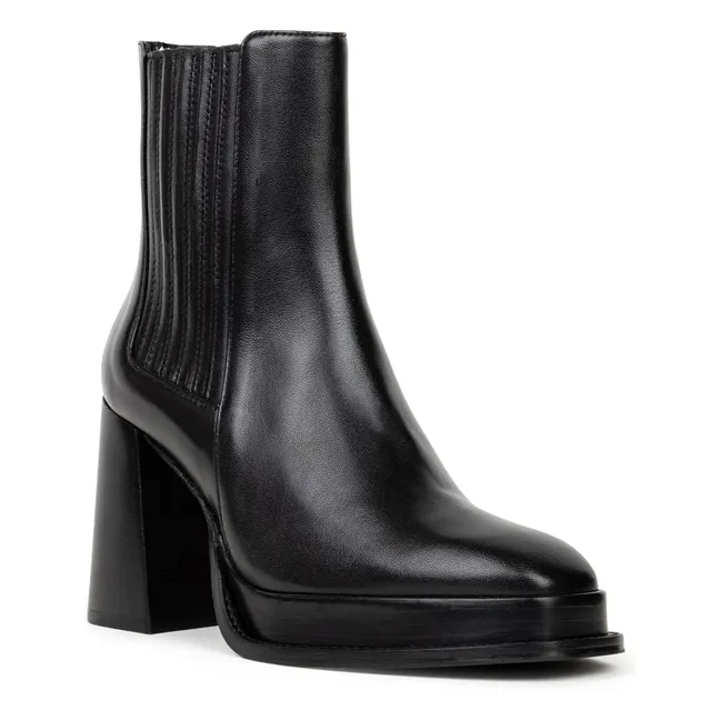 Boots Deva Cuir d'Agneau | Noir