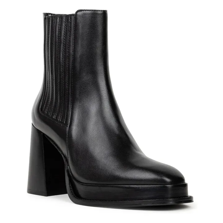 Boots Deva Cuir d'Agneau | Noir- Image produit n°1