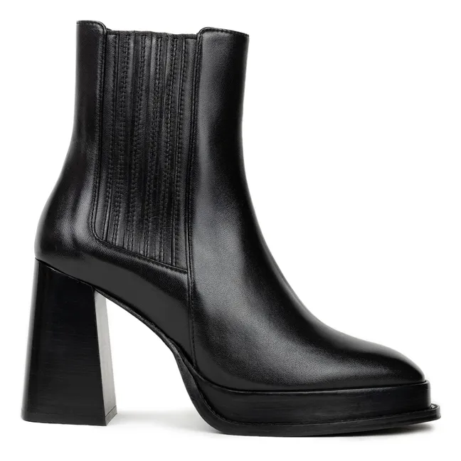 Botas Deva Piel de cordero | Negro