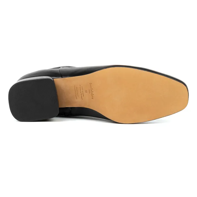 Botas Janis Piel de cordero | Negro