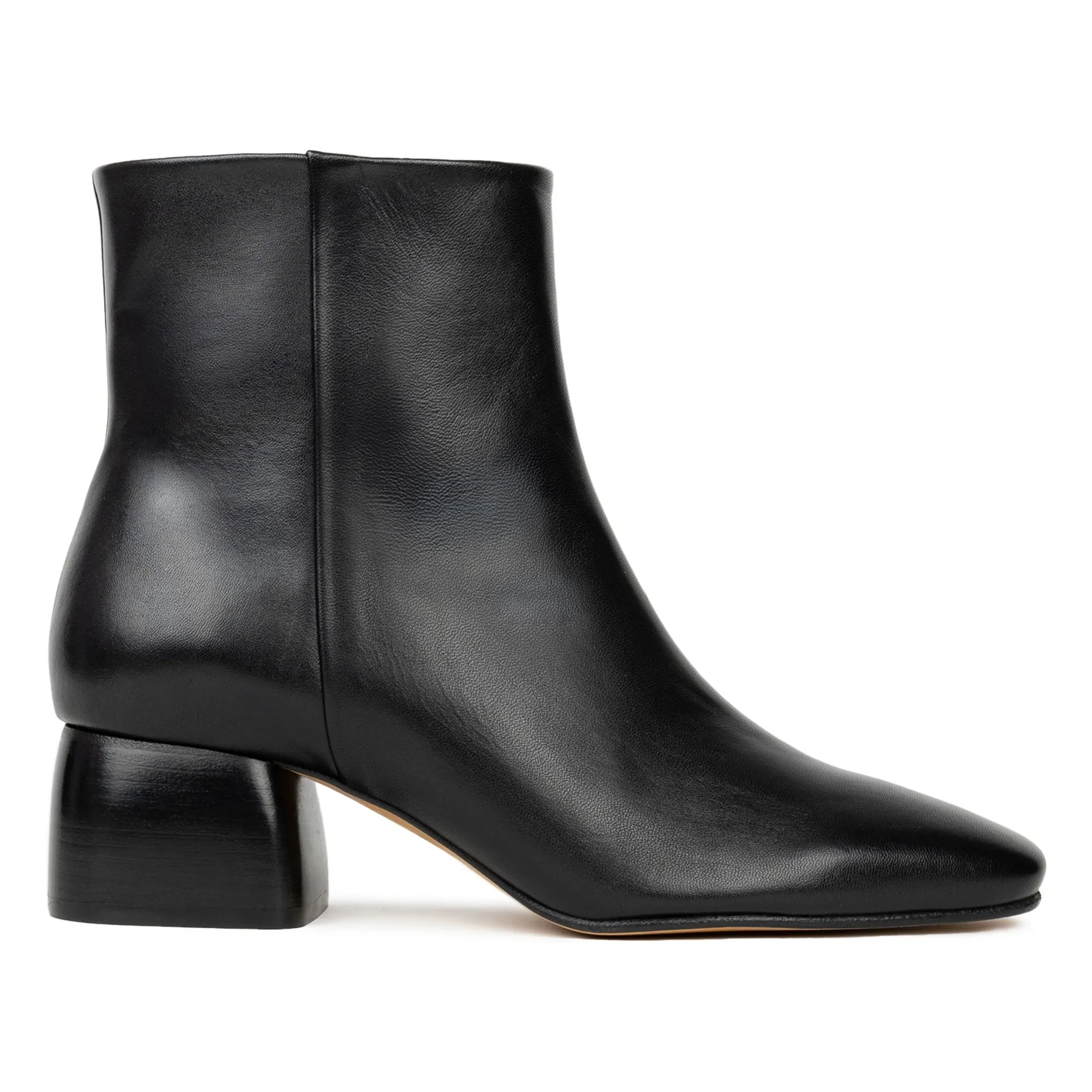 Bobbies Black Janis Boots Lamb Leather