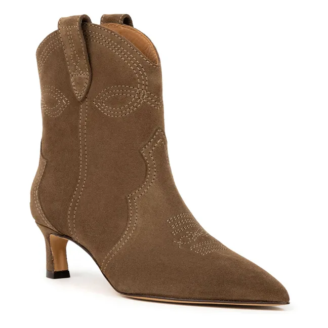 Boots Eloisa Sweden | Khaki brown
