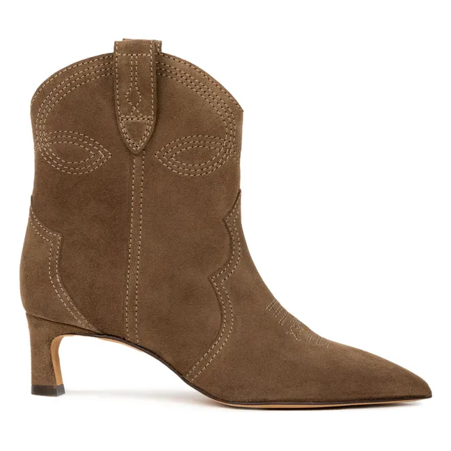 Boots Eloisa Sweden | Khaki brown