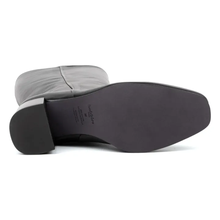 Bottes Hisaé Cuir d'Agneau | Noir- Image produit n°7