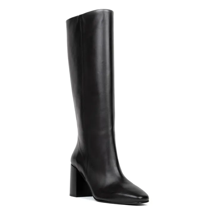 Bottes Hisaé Cuir d'Agneau | Noir- Image produit n°3