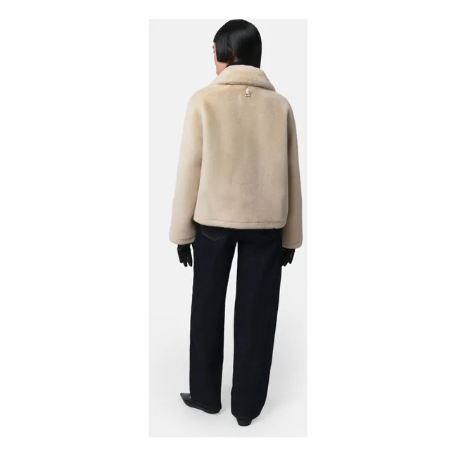 Elis Recycled Fiber Jacket | Ecru