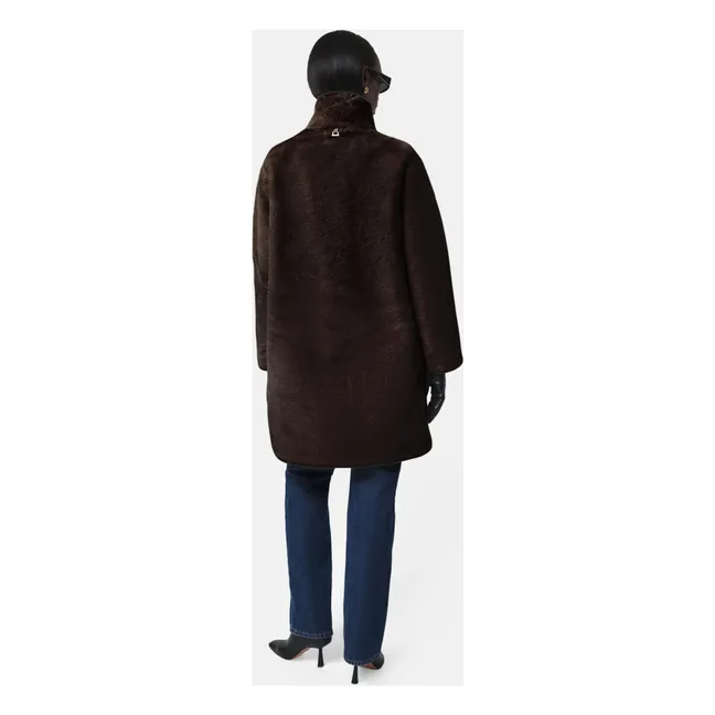 Blair Coat Fibra reciclada | Marrón