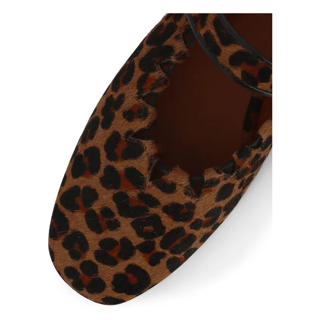 Ballerinas Ginger Leopard | Brown