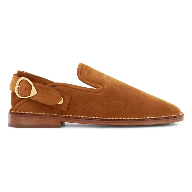 Lucca Wildleder-Loafer | Kamelbraun
