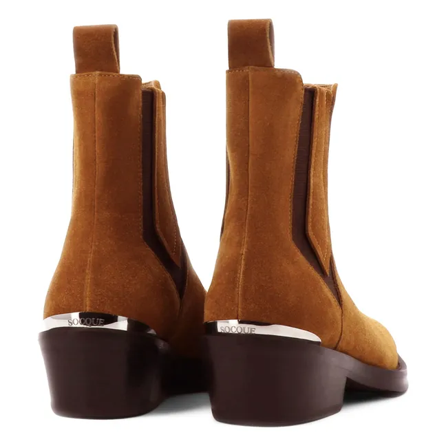 Stivali Clyde in pelle scamosciata | Camel