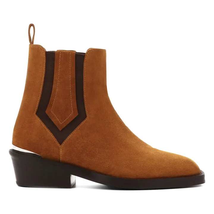 Clyde Suede Boots | Camel- Product image n°0