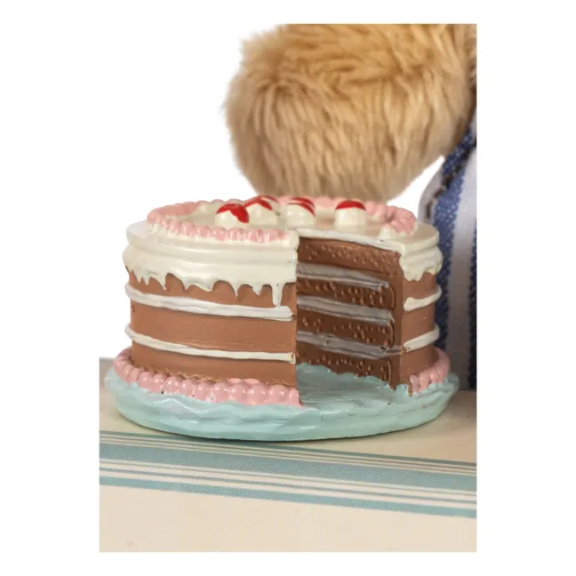 Ourson et sa boutique | Bleu