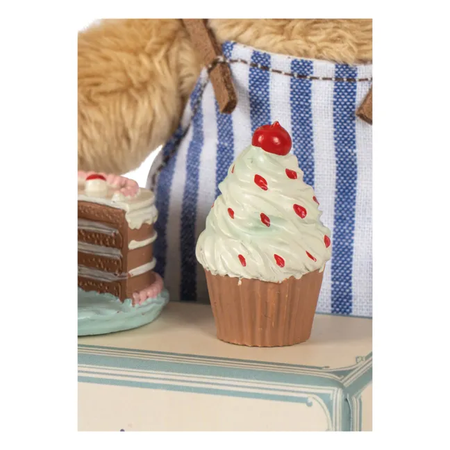 Ourson et sa boutique | Bleu