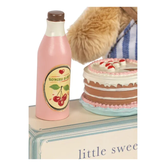 Ourson et sa boutique | Bleu