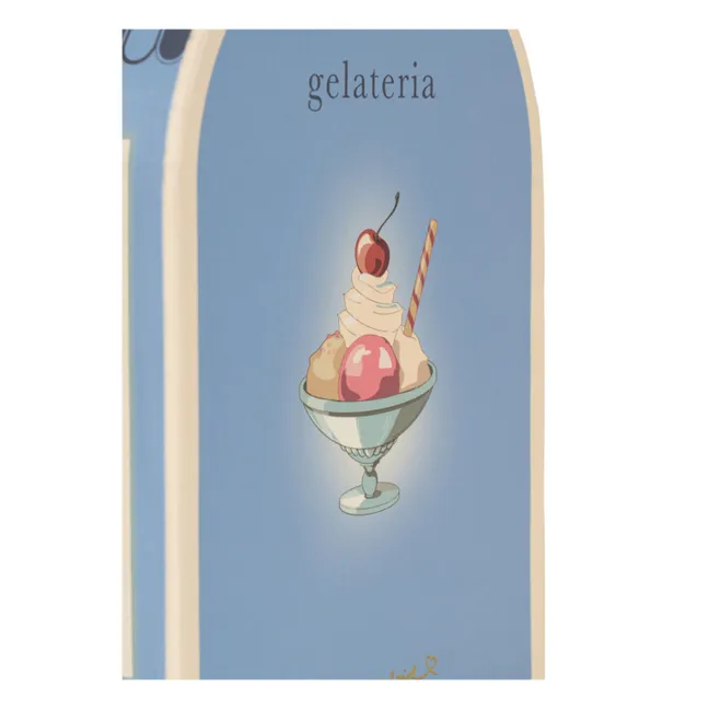 Ourson et sa boutique | Bleu