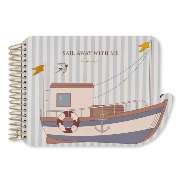 Livre de coloriage magique Rock my boat | Bleu