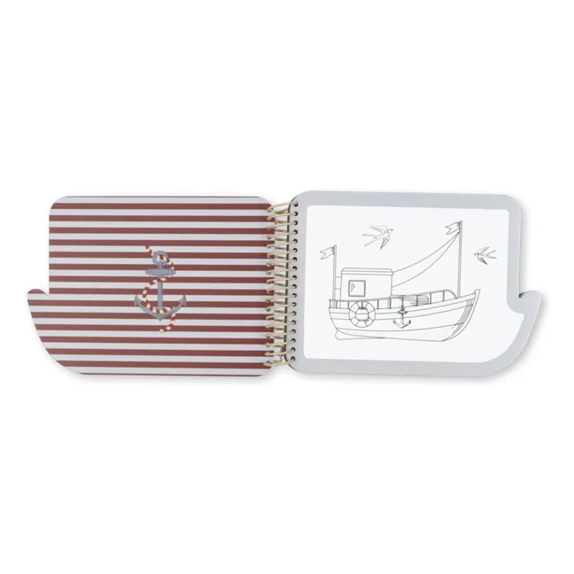 Livre de coloriage magique Rock my boat | Bleu