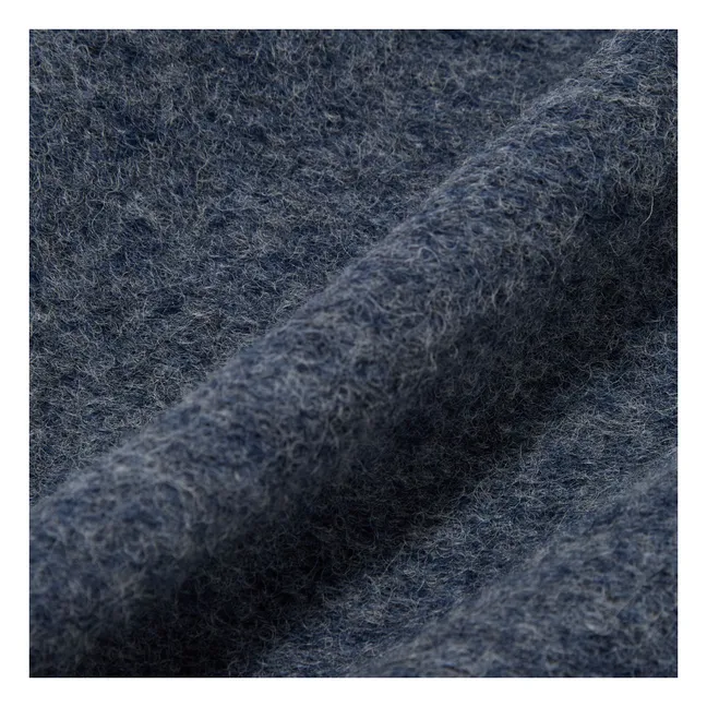 Gilet Zippé Sans Manches | Bleu Acier