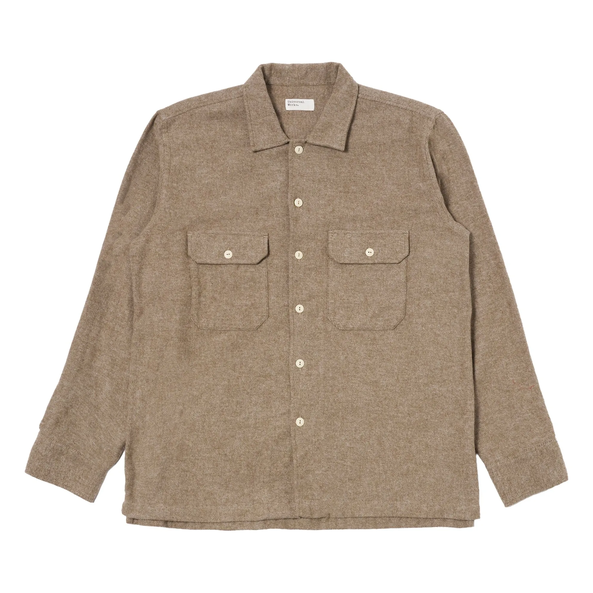 Universal Works Olive Utility Shirt