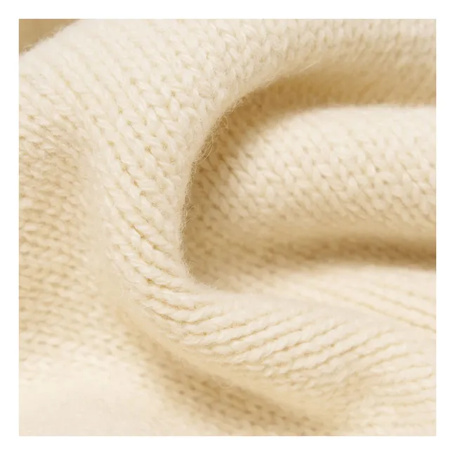 Maglia a collo alto  | Ecru