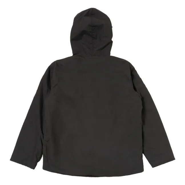Veste Réversible Simple Capuche  | Marron