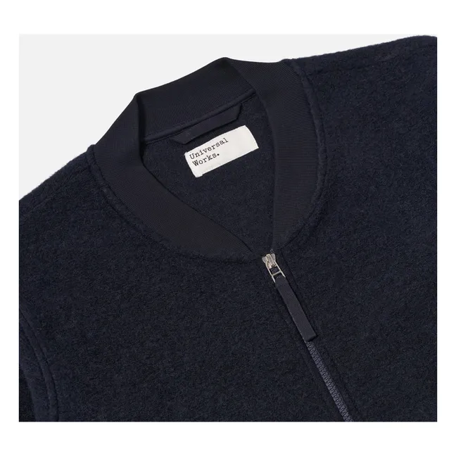 Bomber Zippé | Bleu marine