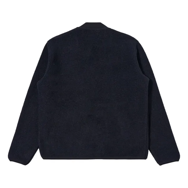 Bomber con zip | Blu marino