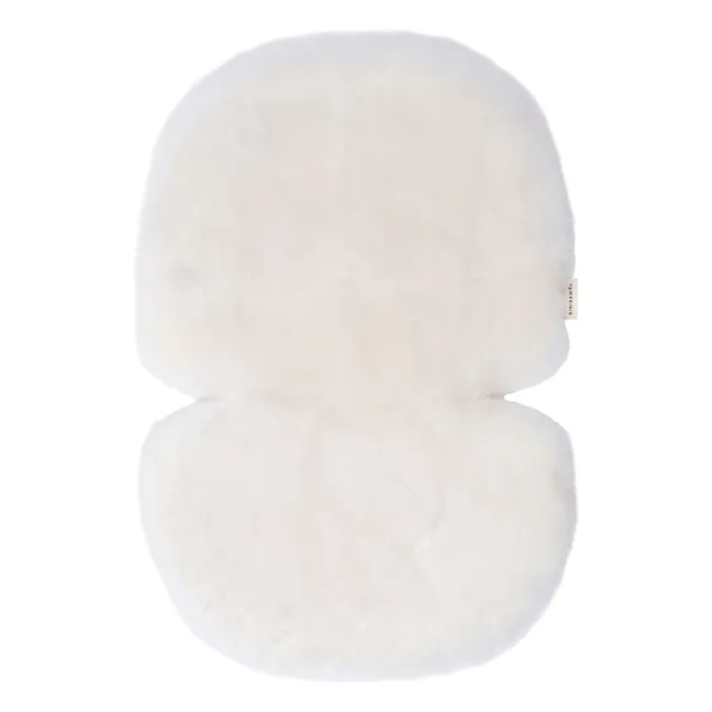 Peau de mouton pour poussette et couffin - 68x44 cm | Chalk