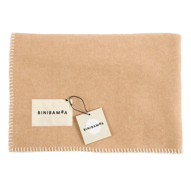 Merino wool blanket | Peanut
