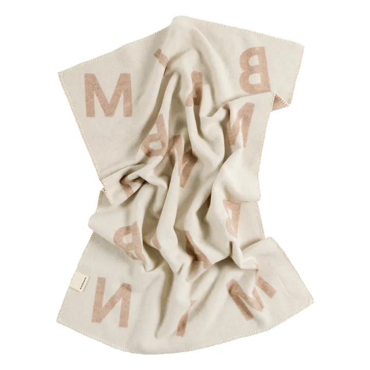 Couverture en laine mérinos | Milk- Image produit n°2