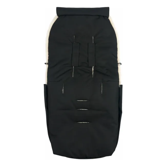 Universal fixed harness footmuff in lambskin | Leopard